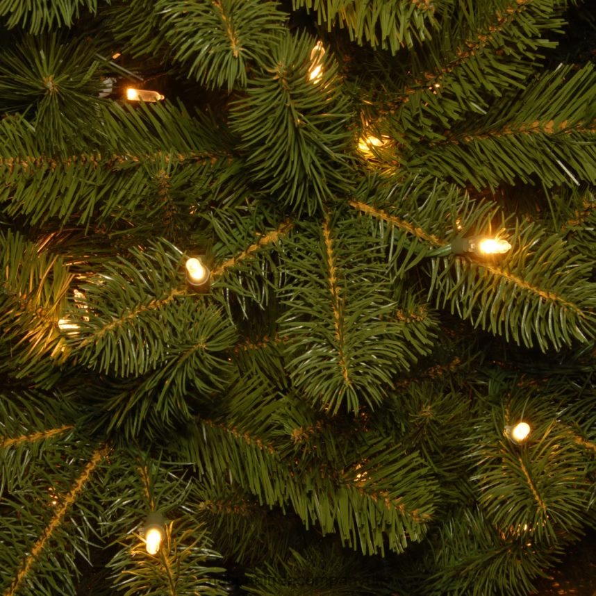 Trees | National Tree Company Pre-lit \Feel Real\ Artificial Giant Slim Downswept Christmas Tree Green Douglas Fir Dual Color LED Lights Includes PowerConnect and Stand 12 feet F2L4F7